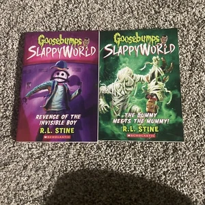 Goosebumps Slappyworld #8 Invisible #9 Dummy (R.L. Stine, 2019, Paperback) - Picture 1 of 4