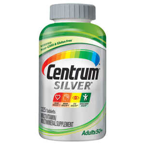 Centrum Silver Adults 50+ Multivitamin, 325 Tablets Men&Women EXP 06/2023!