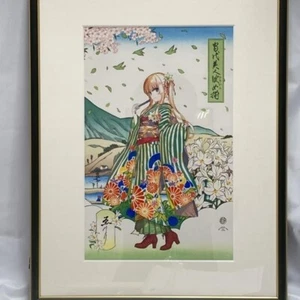 Saekano How to Raise a Boring Girlfriend Ukiyo-e Eriri Spencer woodblock USED - Picture 1 of 3