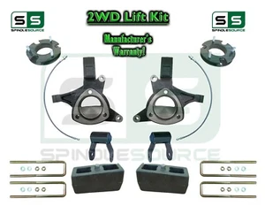 Silverado Sierra 1500 2015 + 2x4 7,5""/5"" kit de husillo elevador grilletes aluminio estampado - Imagen 1 de 2