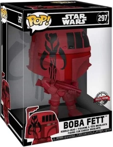 POP FUNKO MARVEL 10" ESCLUSIVO BOBBLE-HEAD "FUTURA RED" BOBA FETT #297 - RARO! - Foto 1 di 3