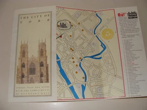 UK City of York Street Plan & Guide brochure / map souvenir - Picture 1 of 1