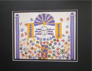 Henri Matisse  "Apollo" Matted  offset Lithograph Print 1990 - Picture 1 of 2