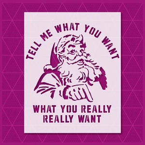 Santa Claus Stencil – Christmas, Holiday, Festive, Santa, Winter, Kids Decor - Picture 1 of 5