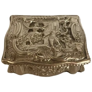 A Good Quality Continental Solid Silver Trinket Box, c.1890 German? (F2763) - Picture 1 of 7