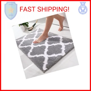 OLANLY Bathroom Rugs 24x16, Soft and Absorbent Microfiber Bath Rugs, Non-Slip Sh - Picture 1 of 2