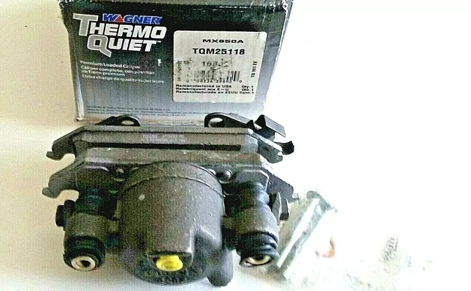 Pinza de freno de disco con pastillas de freno ThermoQuiet delantera izquierda WAGNER TQM25118 Reman Foto 1 de 4