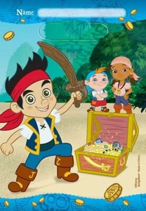 Jake And The Neverland Pirates Party Plastic Loot Treat Bags - Set of 2 - Picture 1 of 1