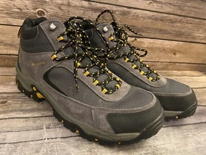 Columbia Granite Ridge Gray/Black Hiking Boots Waterproof BM1789-089 Men Sz 13 - Picture 1 of 13