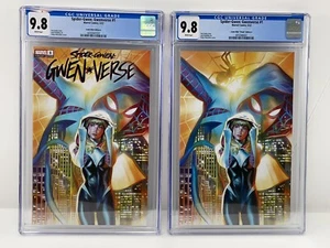 Spider-Gwen Gwenverse #1 Massafera Trade and Virgin Set CGC 9.8 - Picture 1 of 7