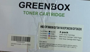CF360X / CF361X / CF362X / CF363X B/C/Y/M 4 Tonerkartuschen kompatibel HP NEU! - Bild 1 von 5