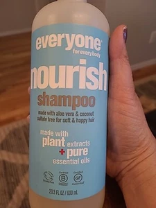 Everyone for Everybody Shampoo Sulfate Free 20.3oz Aloe Vera, Coconut  - Picture 1 of 2