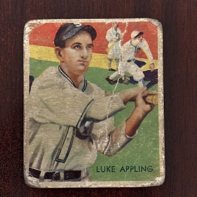 1936 National Chicle Diamond Stars #95 Luke Appling Vintage Poor Grade White Sox - Image 1 of 4