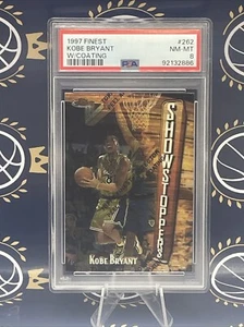 🇺🇸🏀1997-98 Topps Finest Kobe Bryant Showstoppers #262 PSA 8 LA Lakers NM-MT📈 - Bild 1 von 2