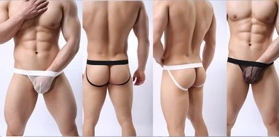 SLIP STRING S JOCKSTRAP FILET TRANSPARENT SEXY HOMME VIRIL MAN UNDERWEAR MK10 - Bild 1 von 4