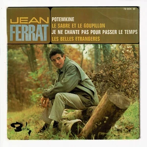 Jean FERRAT 45T EP POTEMKINE - JE CHANTE PAS POUR PASSER LE TEMPS -BARCLAY 70904 - Picture 1 of 3