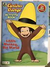 CURIOUS GEORGE Activity Workbook Stickers, Little Monkey Big World, PBS Kids