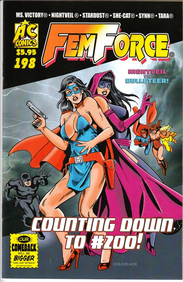 Cómics de Femforce #198 casi nuevo 9,4 AC GGA arte de buena chica difícil de encontrar copia de alta calidad ¡así que CGC IT! Foto 1 de 2