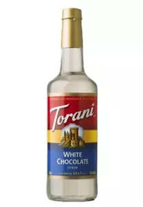 Jarabe de café Torani chocolate blanco 750 ml nuevo FECHA DE CADUCIDAD es 04/03/2026 - Imagen 1 de 5