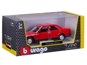 MB Mercedes Benz 190 € 2,6 - 1987 - rojo - Bburago 1:24 - Imagen 1 de 6
