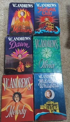 V.C. Andrews Lot of 6 Hardcover w dust jacket Vintage Lot of 6 90s Thriller - Image 1 of 4