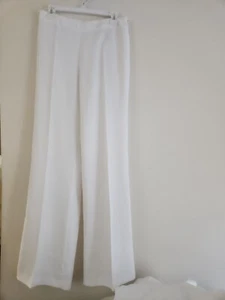 Zara Flowy Pants Side Zip Straight Legs Zw Collection White Sz XXL NWT - Picture 1 of 21