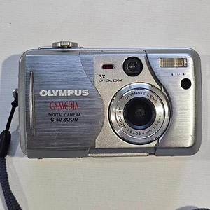 Olympus Camedia C-50 Zoom 5MP digital Point&Shoot camera No Charger UNTESTED - Picture 1 of 7