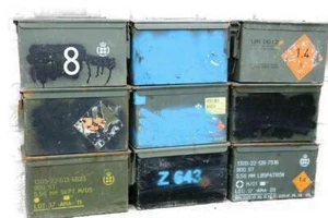 BW Box Behälter Munitionskiste aus Metall der U.S. Gebrauchtware 2.Wahl ! - Bild 1 von 11
