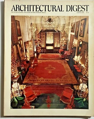 Vintage ARCHITECTURAL DIGEST March 1978 ~ Hal Wallis ~ American Victorian - Image 1 of 4