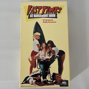 Fast Times at Ridgemont High VHS Video Tape Sean Penn Vintage Movie 1987 MCA