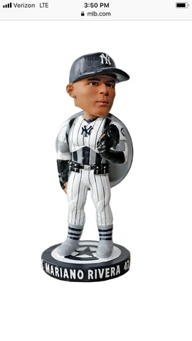 MARIANO RIVERA SUPERHERO MARVEL CAPTAIN AMERICA BOBBLEHEAD SGA 7-12-19 Cover