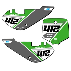 KLX 110 SG65  Custom MX Number Plates Senge Graphics Kit Compatible with - Picture 1 of 7