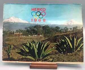 1968 Mapa Olímpico de México Folleto Mapa de la Ciudad de México Fotos de Monumentos de la Ciudad - Imagen 1 de 4