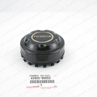 NEW GENUINE 1984-1990 TOYOTA LAND CRUISER REAR HUB CENTER CAP 42603-60053  - Image 1 of 4