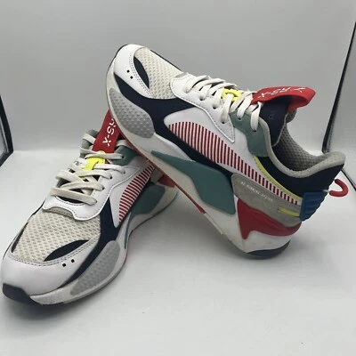 RS-X Jr parisiense branco azul vermelho 386894-01 tamanho 7C juvenil - Imagem 1 de 4