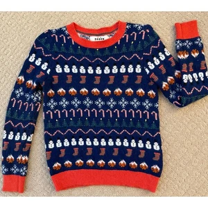 Mini Boden Boys' Christmas Fair Isle Sweater Size 9-10 - Picture 1 of 4