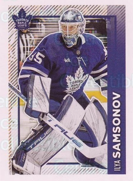 2023-24 Topps Stickers #470 Ilya Samsonov - Image 1 of 1