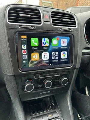 For VW Golf MK6 2009-2013 9" Touchscreen Carplay Android 13 Stereo GPS Headunit - Image 1 of 4