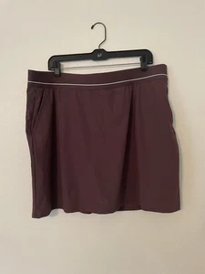 Soybu Damen Skort lila Rock innen - kurze Taschen Gummibund XL - Bild 1 von 4