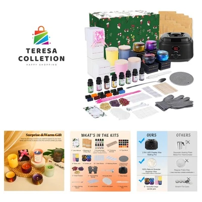 Candle Making Kit for Adults, Candle Making Supplies with Digital Soy Wax Mel... - Image 1 of 4