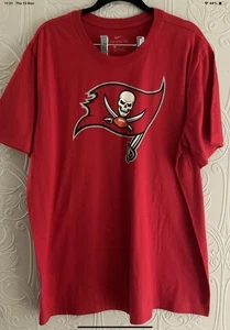 Men’s Red Nike T-shirt Size XL Pirate Design  - Picture 1 of 5
