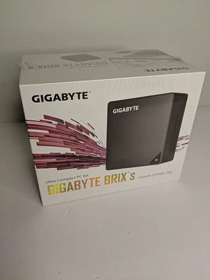 NEW IN BOX Gigabyte BRIX s Intel J4105 Celeron CPU Mini Barebone Compact PC Kit - Image 1 of 4