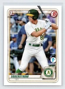 2020 Bowman Draft 1st Edition - Tyler Soderstrom #BD-119 (RC) Athletics - Picture 1 of 2