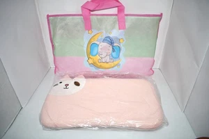 VEMBAP Toddler Memory Foam Pillow, Cooling Flat Pillow for Kids,| Pink | 18 x 10 - Picture 1 of 3