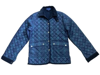 Chaqueta acolchada a cuadros Ralph Lauren Blackwatch para mujer talla 160 pequeña ish Japón  Foto 1 de 4