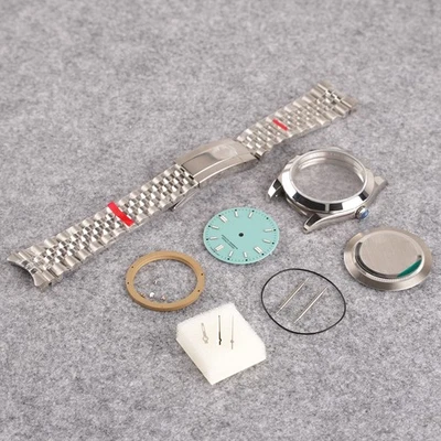 DIY 41mm Watch Steel Case kit For ETA 2824 2836 Movement After-sales accessories - Image 1 of 4