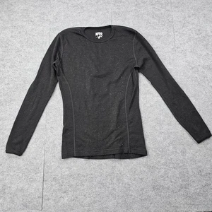Minus33 Shirt Womens Medium Black Merino Wool Base Layer Long Sleeve Utility - Picture 1 of 6