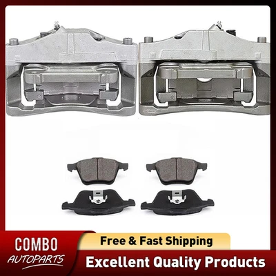 Pinzas de freno delanteras y pastillas de freno para 2003 2004 2005 2006 2007 2008 Volvo XC90 Foto 1 de 4