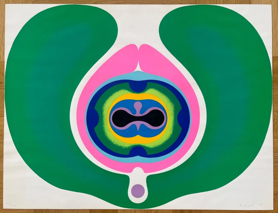 Gernot Bubenik, Siebdruck, handsign., num., datiert, 1968 - Bild 1 von 4