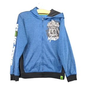 Teenage Mutant Ninja Turtles X Melo Boys Full Zip Hoodie Blue XL Graphic Logo - Picture 1 of 13